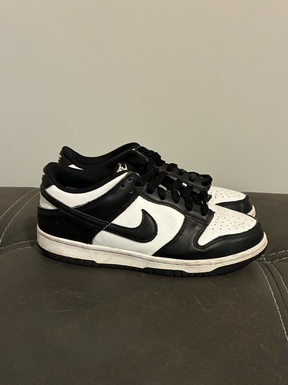 Nike Black/White Panda Dunks Youth Size 6